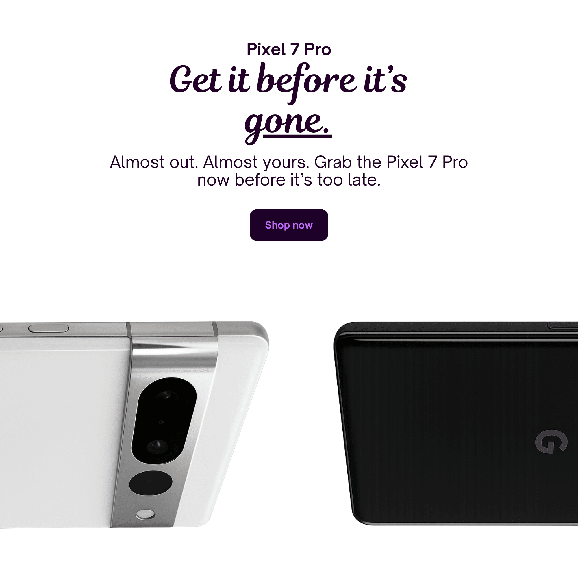 Pixel 7 Pro in stock